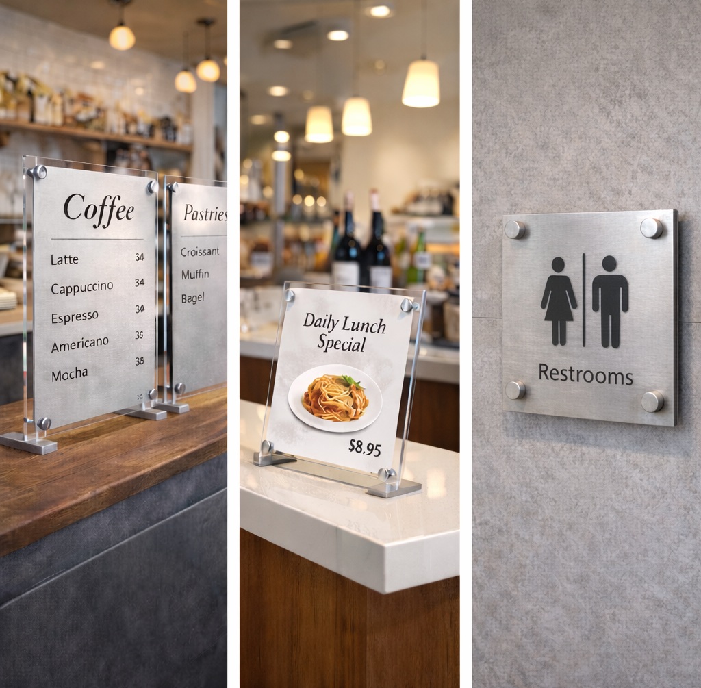 Hospitality signage applications