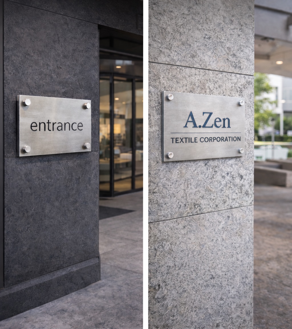 Outdoor and building signage applications