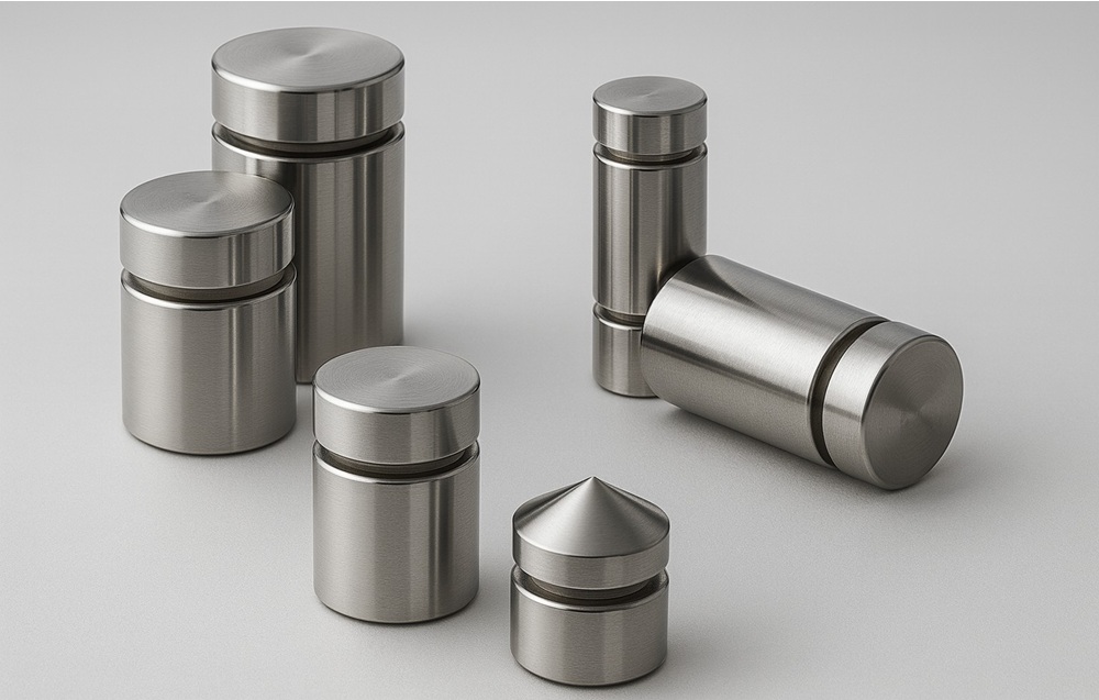 Outdoor stainless standoff installation